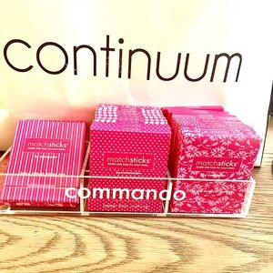 Commando matchstick double stick clear tape. New with tags.